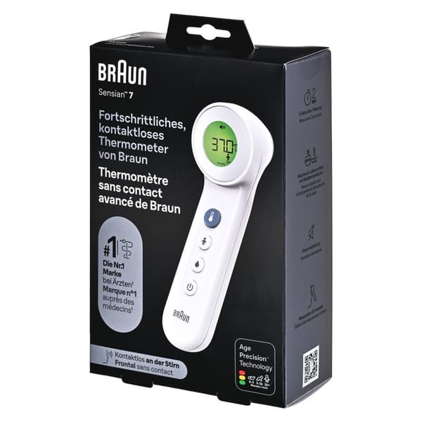 Braun BNT400 Kaukotunnistus Valkoinen Otsa