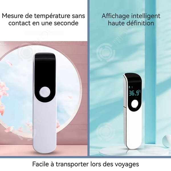 INN Termometer 122x29x23mm bärbar elektronisk termometer med LED-display, indikation av maximal och minimal temperatur
