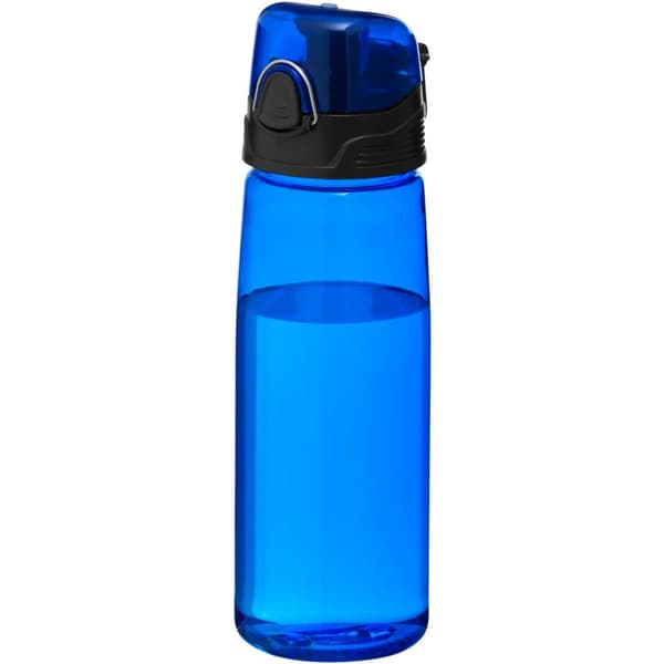 Bullet Capri Sports Bottle Transparent Blue 25 x 7.7 cm
