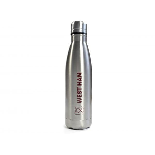 West Ham United FC Dryckesflaska Silver One Size