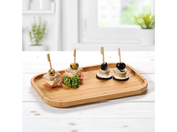 Kesper 58160, Klassisk serveringsbrett, Rektangel, Bamboo, Tre, 305 mm, 200 mm