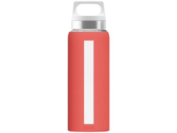 SIGG Dream Scarlet, 650 ml, Daglig bruk, Borosilikatglass, Silikon, Hvit, China, 244 mm