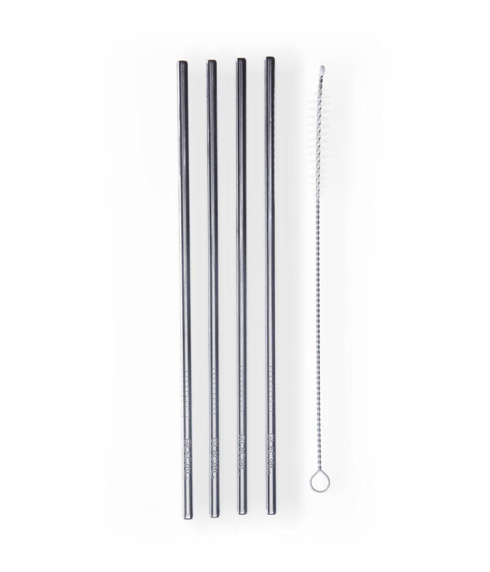 GLACIAL Bottle - Reusable Straws
