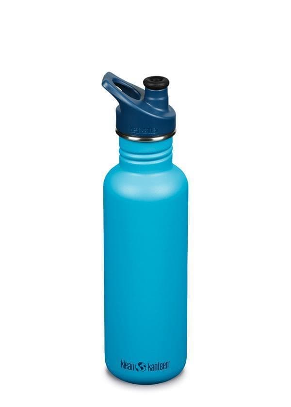KLEAN KANTEEN 800 ML CLASSIC SPORT CAP,  vattenflaska rostfritt stål