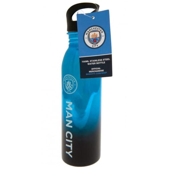Manchester City FC Stainless Steel 700ml Water Bottle