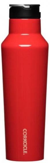 juomapullo Sport Canteen 600 ml ruostumaton teräs valkoinen/vaaleanpunainen