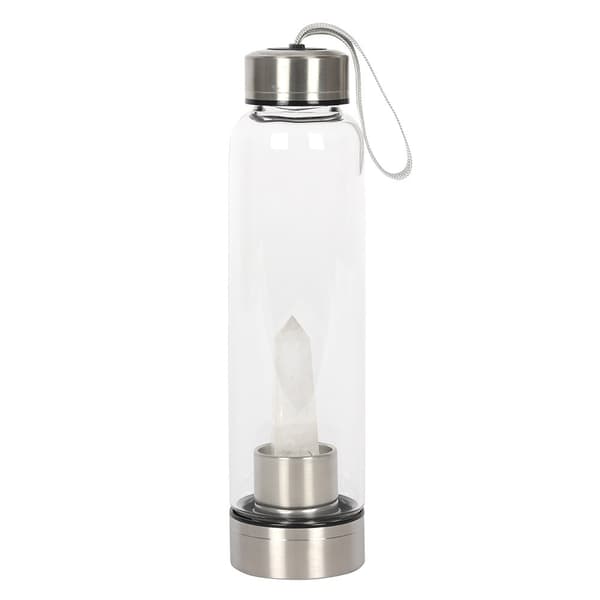 Something Different Kvarts vattenflaska Clear/Steel Grey One Size