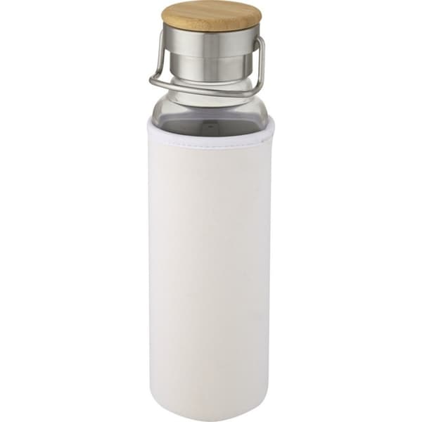 Avenue Thor Glass Water Bottle White One Size