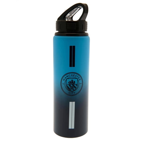 Manchester City FC Stripe Aluminium vandflaske