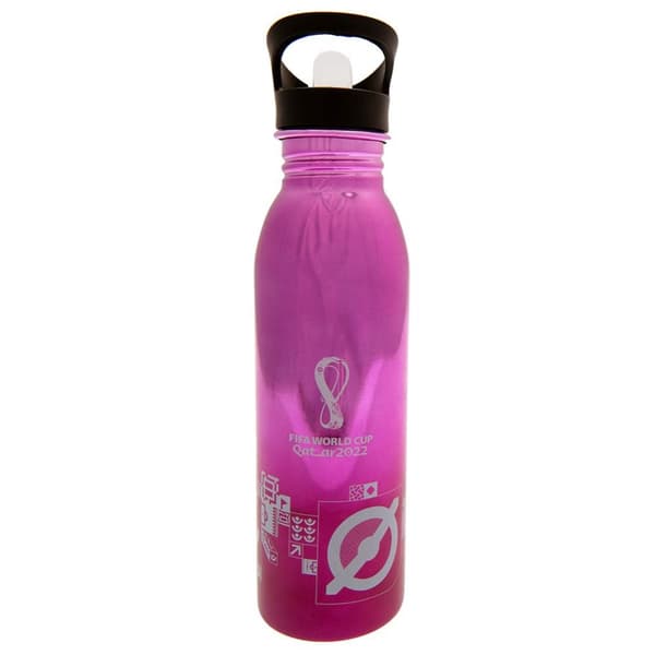 Fifa World Cup Qatar 2022 Metallic Water Bottle CDON