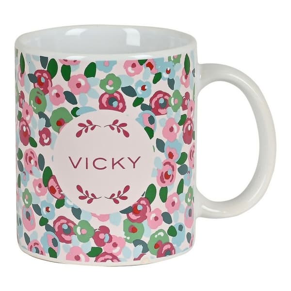 Mugg Vicky Martín Berrocal Rosebloom Keramik Multicolour (350 ml)