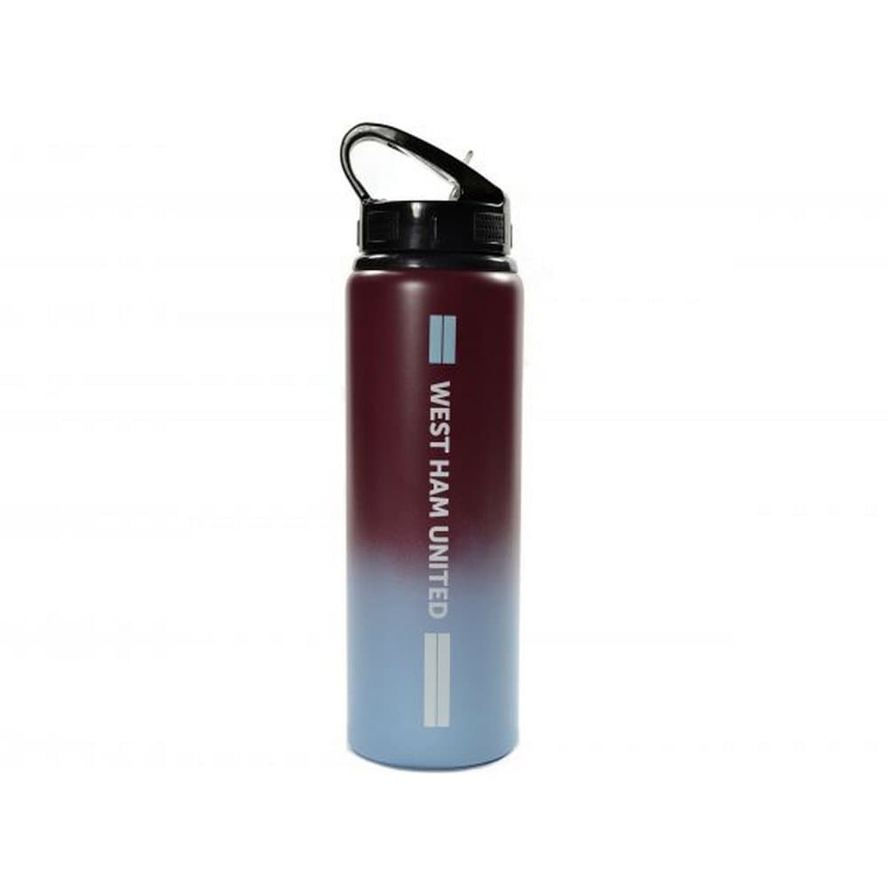 West Ham United FC Fade vattenflaska i aluminium