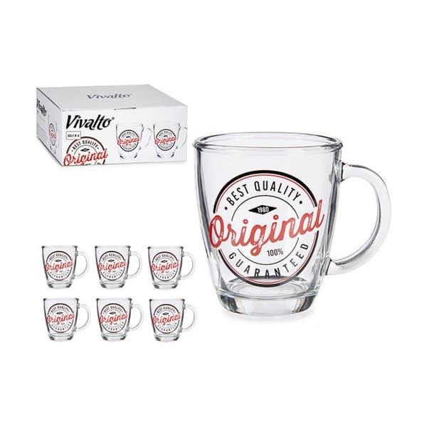 Mugg Vivalto Original Transparent 320 ml (6 antal)