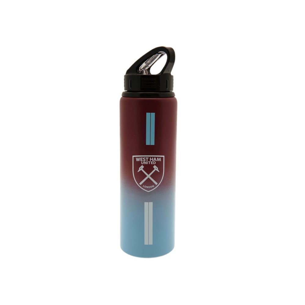 West Ham United FC Stripe Aluminium vattenflaska