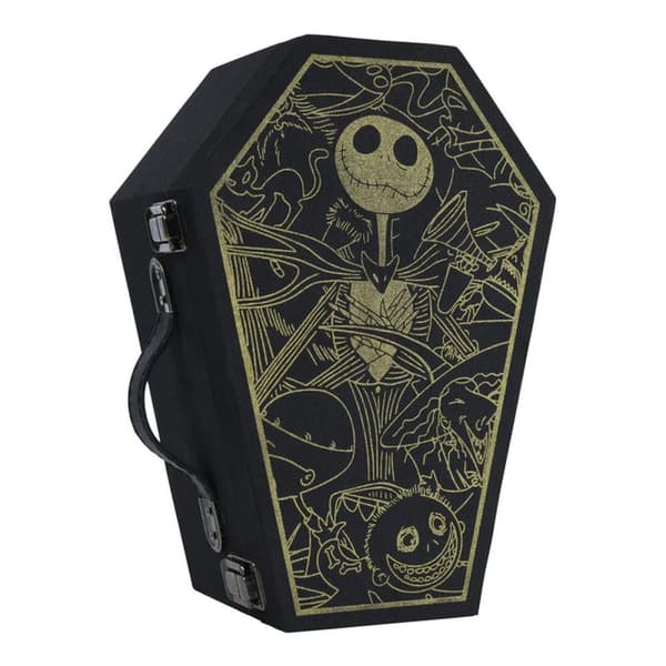 Nightmare Before Christmas Coffin Gift Set Black/Gold One Size