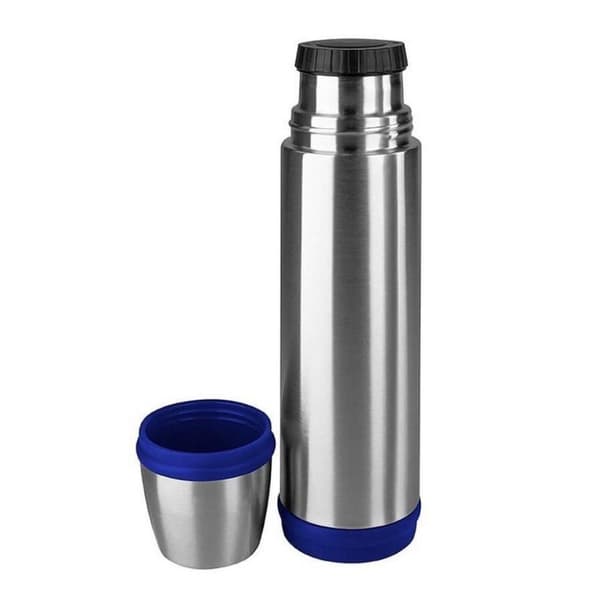 Emsa 502472 kapten isolerad flaska 0,5L rostfritt stål/blått