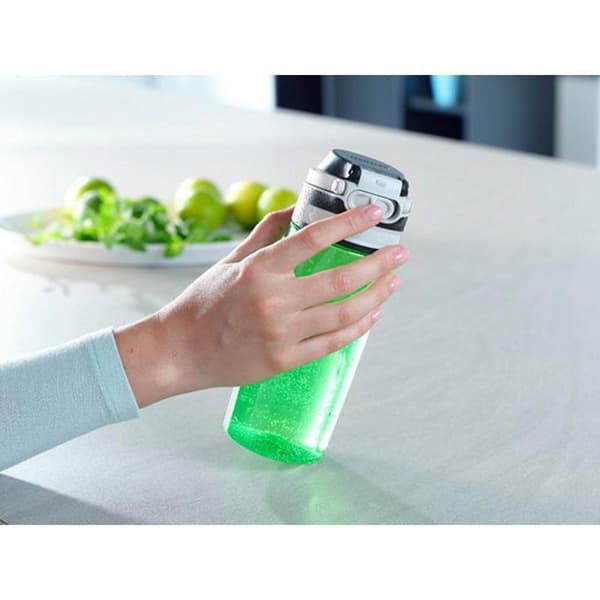 Leifheit 3267 Flip Tritan dricksflaska 550 ml Grön