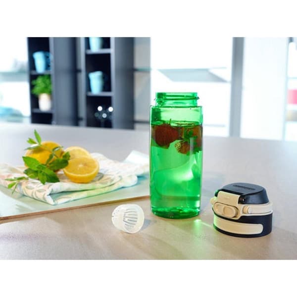 Leifheit 3267 Flip Tritan dricksflaska 550 ml Grön