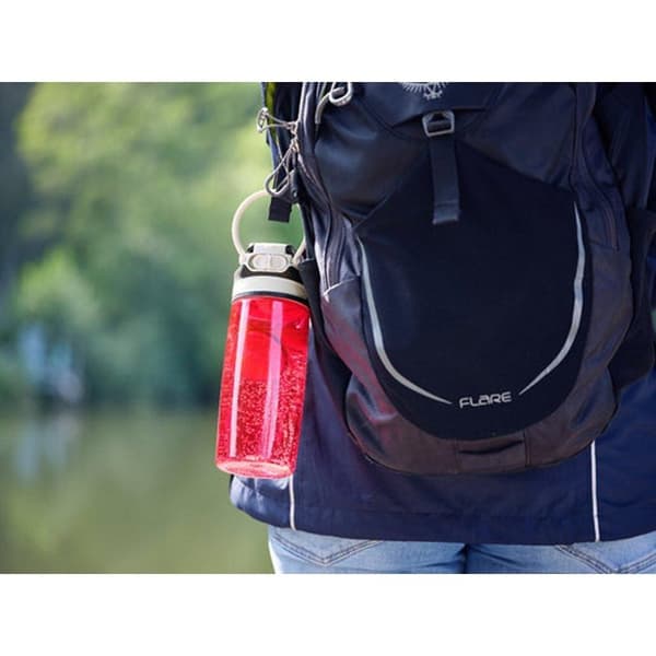 Leifheit 3263 Flip Tritan dricksflaska 550 ml Röd