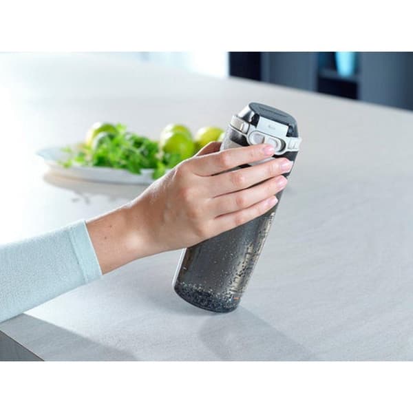 Leifheit 3261 Flip Tritan dricksflaska 550 ml Svart