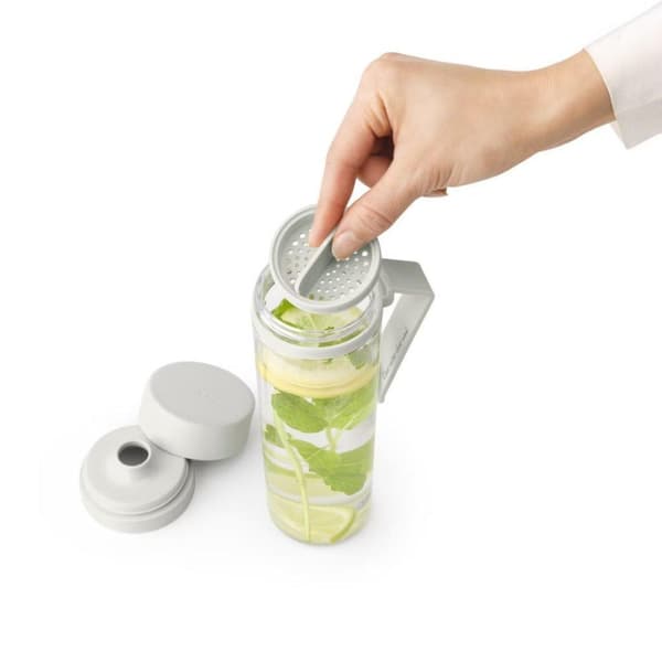 Brabantia Make &amp; Ta vattenflaska 0,5L ljusgrå
