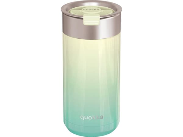 Quokka Boost Coffee Tumbler - Termisk krus i rustfritt stål med infuser 400 ml (sitronlime)