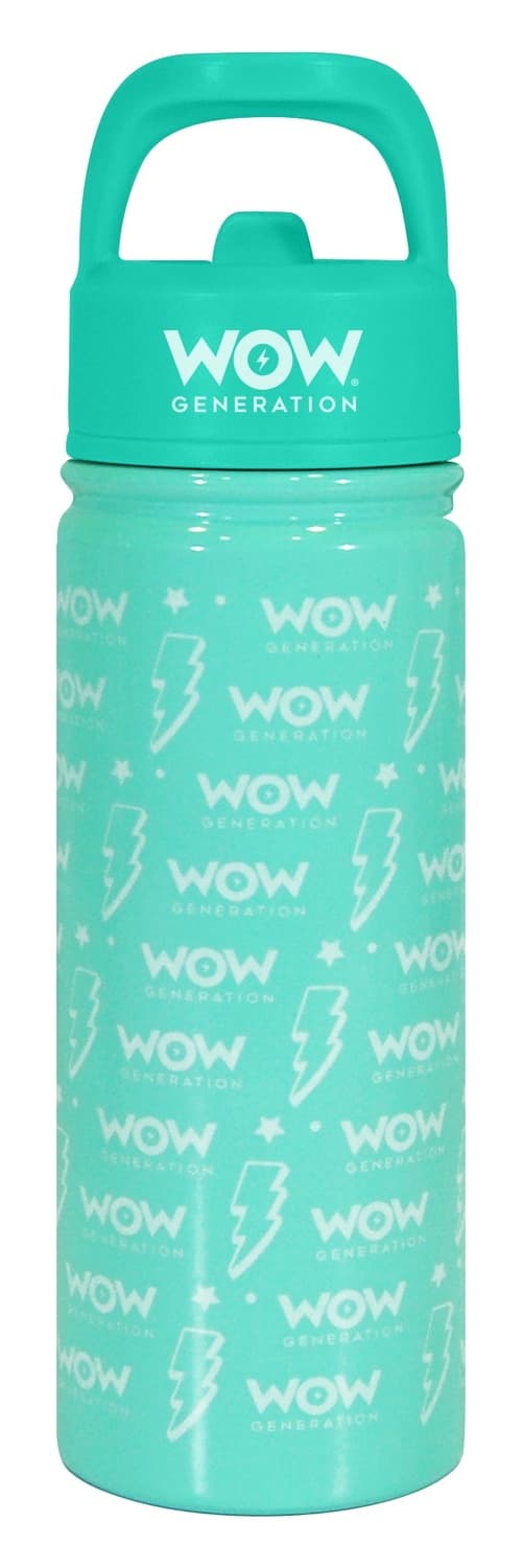 WOW Generation Vandflaske Metal 500ml Lilla