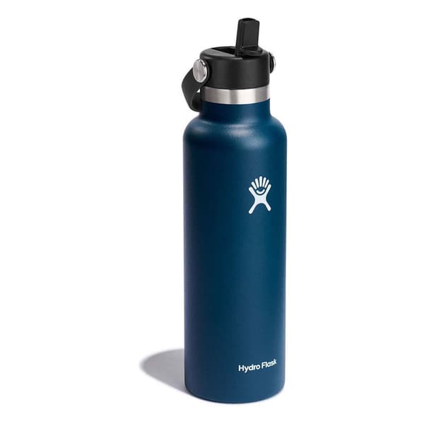 Hydro Flask 622ml Standard Böja Sugrör Keps Thermo Blå