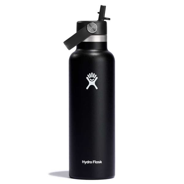 Hydro Flask 622ml Standard Flex Strå Kasket Thermo Sort