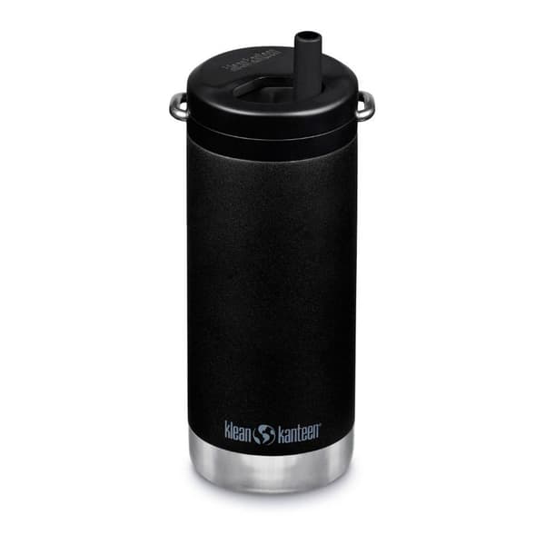 Klean Kanteen Kierrekorkilla Eristetty Lämpöpullo Tkwide 12oz Musta