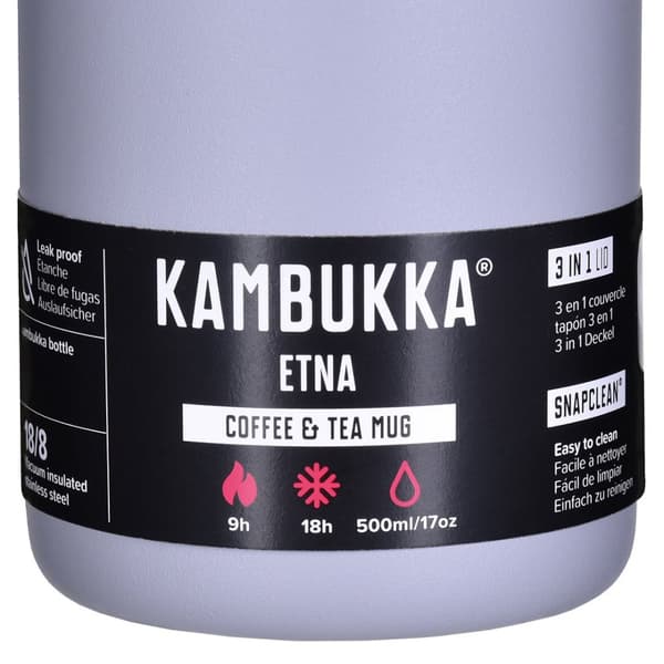 Kambukka Etna Uncertain Grey - termisk mugg, 500 ml