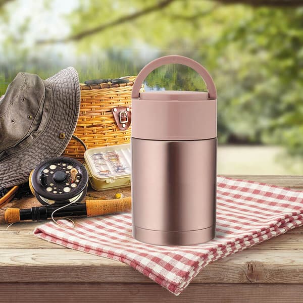 Middagstermos Maestro MR-1636-60 600 ml, rosa
