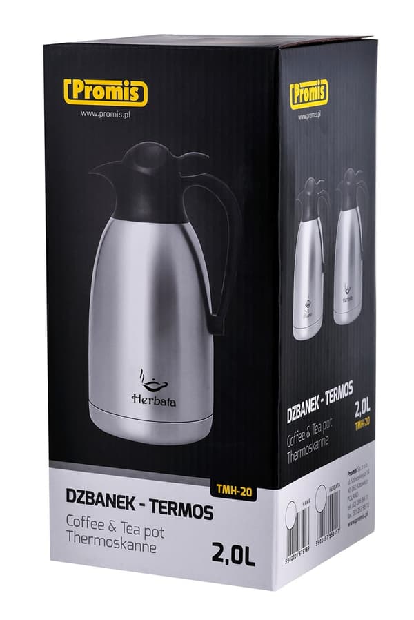 PROMIS Teräskannu 2,0 l, teepainatus