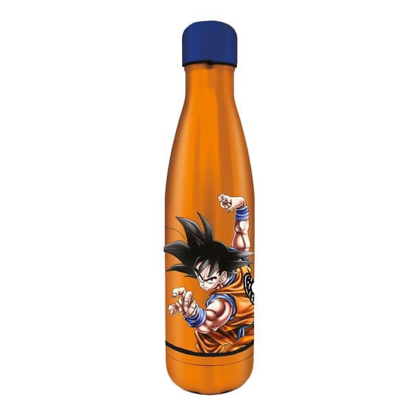 Dragon Ball Z Goku Metal 540ml Water Bottle Orange/Blue One Size