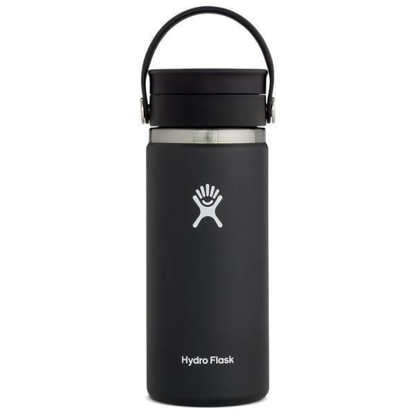 Hydro Flask Leveä Suu Lämpö Flex Sip Lid 473ml Musta