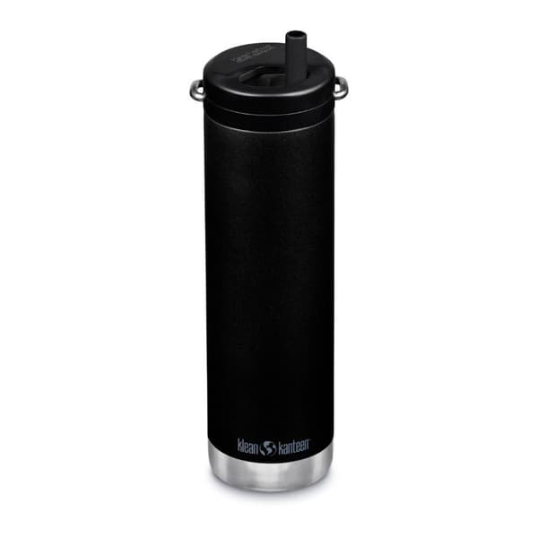 Klean Kanteen Med Twist Cap Isoleret Termisk Flaske Tkwide 20oz Sort