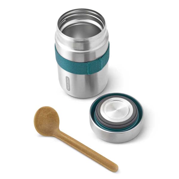 Black+blum Ruokapullo 400ml Hopeinen