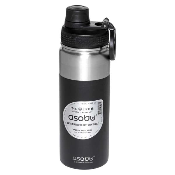 Asobu Alpin Kolv Termisk Flaska 530ml Grå