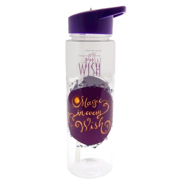 Wish Magic In Every Wish Plastic Water Bottle Clear/Purple One Size
