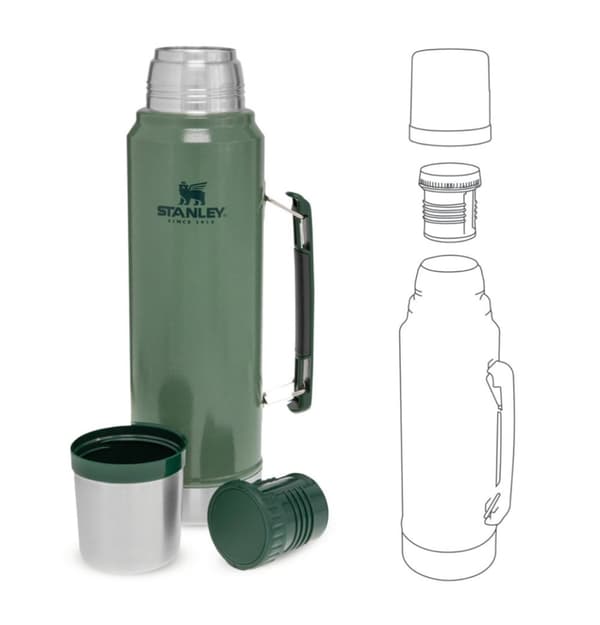 Stanley 10-08266-001 vakuumkolbe 1 L Grøn