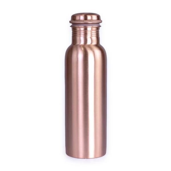 Yoga-Mad Plain Copper 0.8L Water Bottle Copper One Size