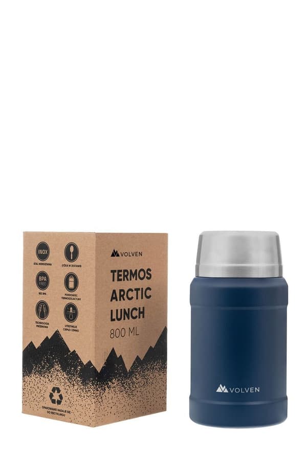 Termos Arctic Lunch 800 ml - granaatti