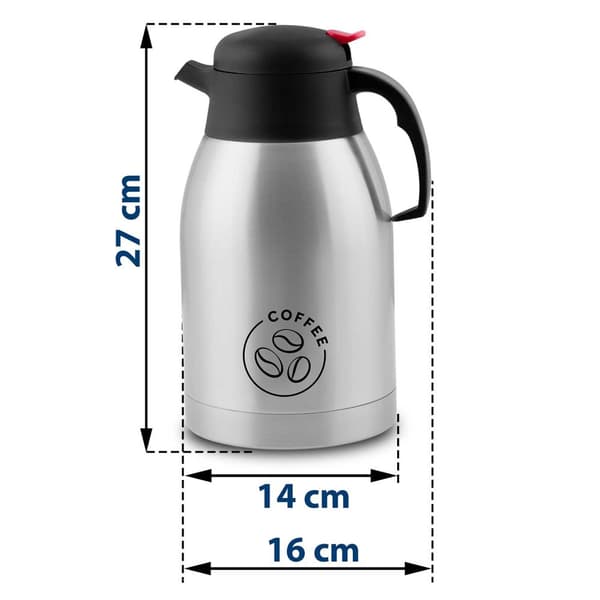 Vakuumkande, sæt med 2, til kaffe og te, 2 l, Berdsen BD-780