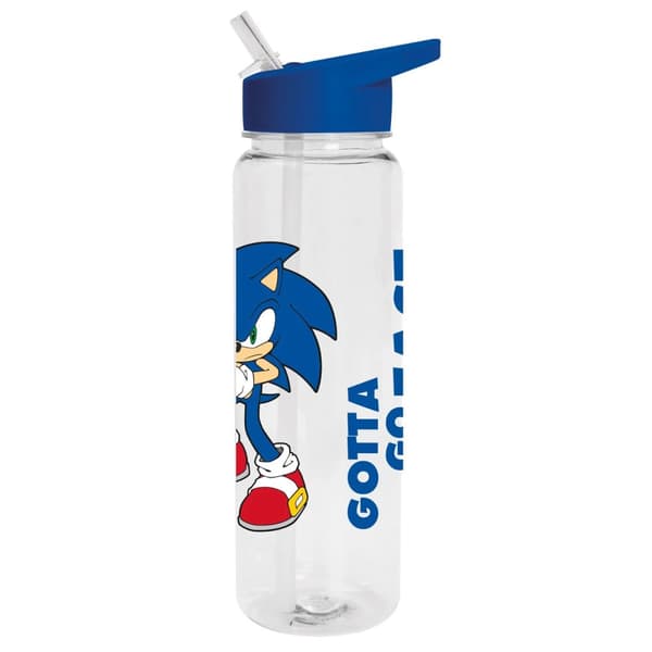 Sonic The Hedgehog Gotta Go Fast Plastic Water Bottle