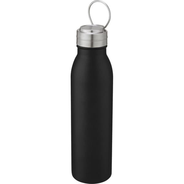 Harper Stainless Steel 700ml Water Bottle Solid Black One Size