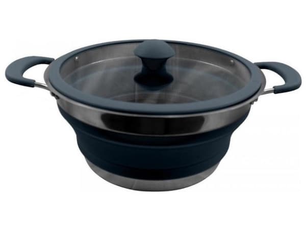 VANGO CUISINE 3L TARTTUMATON KOKOONTAITETTAVA PANNU, SININEN