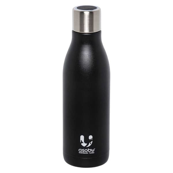 Asobu Uv-ljus Termisk Flaska 500ml Svart