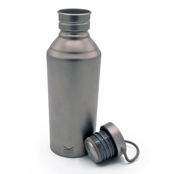 Nosko Titanium Thermo Gr6 800ml Hopeinen