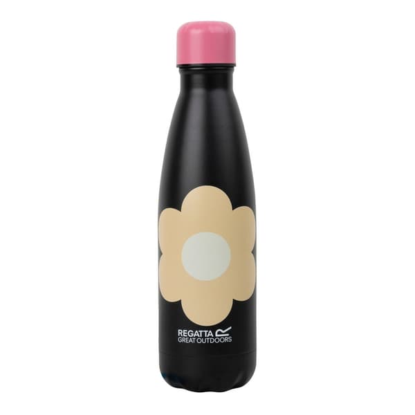 Regatta Orla Kiely Daisy 0.5L Water Bottle Black Sixties One Size