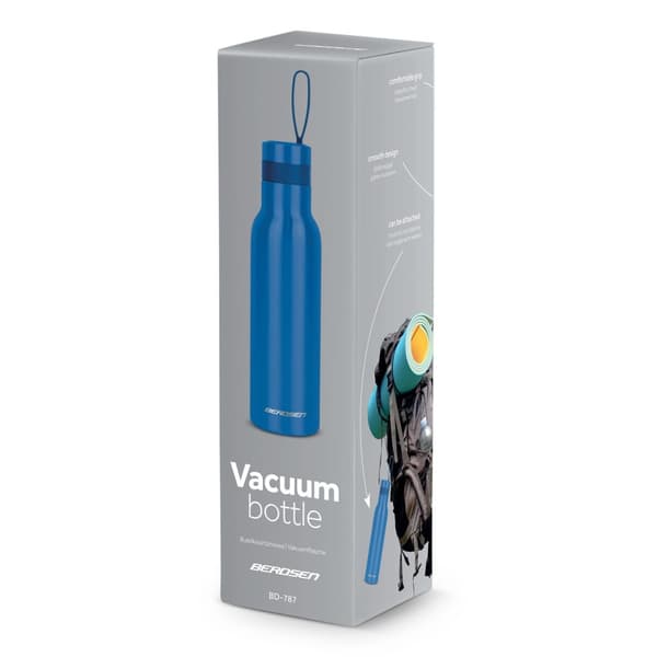 Vakuumkolbe 500 ml BD-787 marineblå